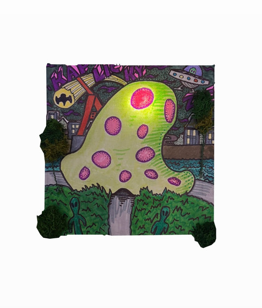 “KapZle” - markers on canvas