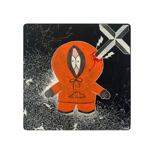 “Zabili Kennyho” - acryl on canvas