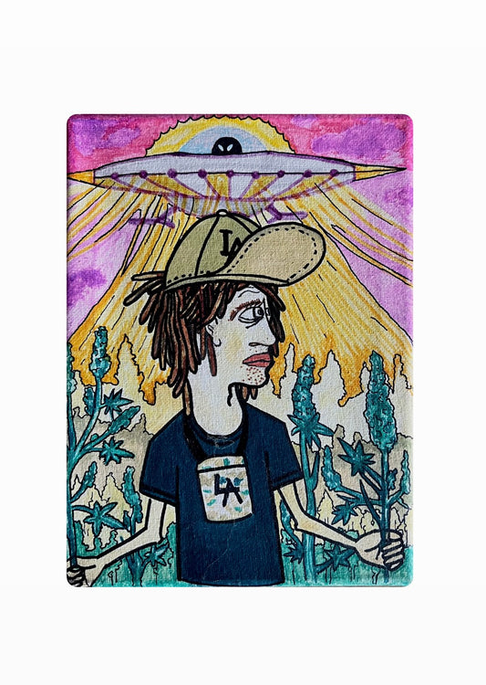 “Rasta me” - markers on canvas